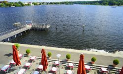 Terrasse aus der Vogelperspektive